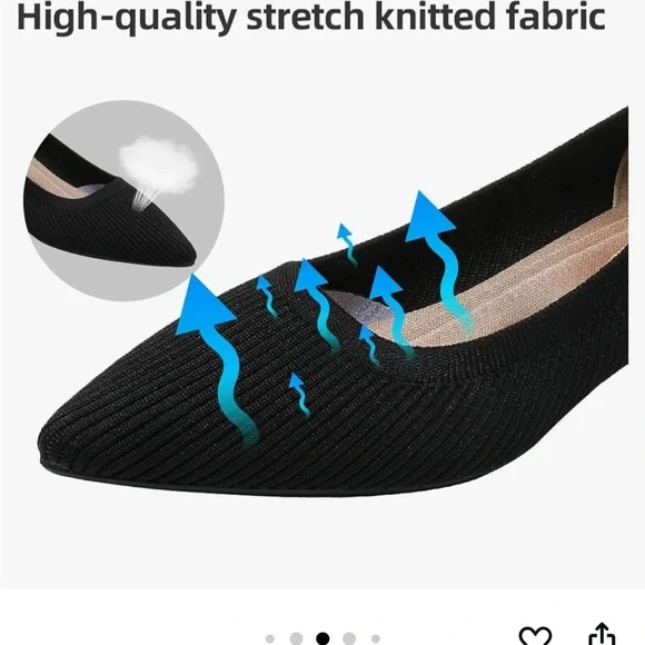 Semwiss Women's Low Heel Classic Pumps Pointed Toe Kitten Heels Shoes - Picture 7 of 9